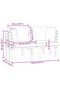 2-Seater Garden Sofa with Cushions Solid Acacia Wood - 3