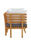 2-Seater Garden Sofa with Cushions Solid Acacia Wood - 4