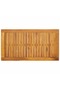 Garden Dining Table 100x55x45 cm Solid Wood Acacia - 5