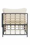 Garden Corner Sofa with Beige Cushions Poly Rattan - 4