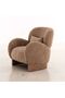Nordomi 1 Seater Fabric Sofa - Brown, Stylish Wood Frame, Comfortable One Seater, 2 Year Warranty - 7