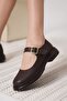 Briana Bitter Brown Casual Mary Jane Shoes - 3