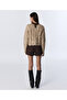 Raw Edge Sweater with Contrast Collar - 6