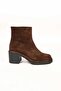 Laceless Zippered Thermo Sole Genuine Leather Heeled Boots 336-1231 Women's Boots - 6