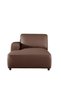 Tokishi Corner Full Leather Sofa - Tan, 3-Seater, Stylish & Durable, 2-Year Warranty, L106xW168cm - 5