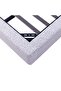 Petal 180x200 Upholstered King Bed - White Fabric & Solid Wood, 2-Year Warranty, Stylish Design - 5