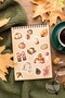 86 Piece Autumn Themed Sticker Set - Pen, Water Bottle, Notebook, Glass, Desk, Laptop, Tablet Sticker - 2