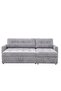 Jaizell Reversible Fabric Corner Sofa Bed with Storage - Grey, 3-Seater, Plywood, 2-Year Warranty - 6