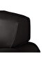 Tokishi 3-Seater Full Leather Sofa - Black, Stylish & Comfortable Wooden Frame, 2-Year Warranty - 8