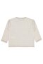 Pocketed Overlock Stitched Sweatshirt for 2-5 Years Old - Beige - 2