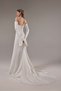 Strapless Satin Crepe Gloves Fish Model White Engagement Dress Promise Dress Wedding Dress Wedding Gown - 6