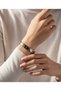 Italian Charm Unisex Lettered Stainless Steel Bracelet Non-Tarnish Fits Any Wrist Size Jewelry Model - 3
