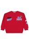 Super 92 Printed 6-9 Years Old Sweatshirt - Red 9-10 Years Old