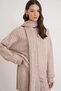 6970 Women's Braided Scarf Bottom-Top Knitwear Set Beige - 3
