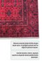 Design Burgundy Red Afghan Turkmen Chenille Carpet Rug Runner Non-Slip Washable Living Room Kitchen Hallway - 4