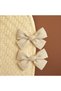Beige Gingham 2-Piece Ballerina Bow