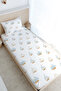 Single Fitted Sheet Set - Pureline Series - Sail Boats