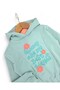 Girl Child 2-3-4-5-6 Years Old, Transitional Hooded , Compact Tracksuit Set with Floral Embroidery - 4