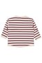 Striped Emp. Floral Embroidered 6-18 Months Sweatshirt - Beige 12-18 Months - 3