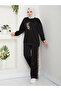 Leopard Printed Sweatshirt Tracksuit Set - 2