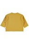 Big Butterfly Printed 6-18 Months Sweatshirt - Mustard 9-12 Months - 2
