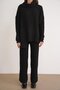 6970 Women's Braided Scarf Knitwear Set Black - 4
