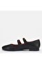 Large Size Women's Genuine Leather Shoes 41-42-43-44 Black Leather - 7