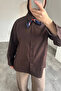 Women's 100% Cotton Oversize Poplin Shirt - 3