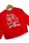 Girl's Heart Printed Tights, Transitional , 2-10 Years Old Sweatshirt Bottom Top Tights Set - 4