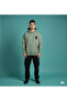 Lenithra Psychedelic Sırt Printed Unisex Oversized Gray Hoodie - 2