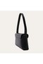 Women's Black Front Closure Shoulder Bag - 2