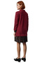 Women's Thessaloniki Knitted Mock Neck Long Sleeve Shift Fit Mini Dress Floral Pattern Casual Chic Quality - 4