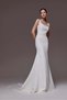 Crepe Fish Wedding Dress Bridal Gown Engagement Dress Promise Dress