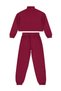 Zipper Detailed Tracksuit Set for Ages 10-13 - Burgundy 13-14 Years Old - 3