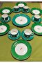 Lumiere 6 Person Porcelain 19 Piece Cake Set - 3