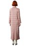 Women's A-Line Mock Neck Striped Knitwear Maxi Dress Long Sleeve Casual Elegance Offering Comfort Quality - 4