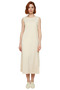 Women's Sleeveless Shift Mold 100% Cotton Maxi Length Plain Dress for Daily Casual and Stylish Outfits - 3