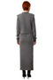 Women's Hijab Winter Knitwear Maxi Dress Mock Neck Plain Pattern Long Standard Sleeve Comfortable Shift Fit - 4