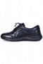 Missmama 003 Black Women's Genuine Leather Casual Shoes - 3