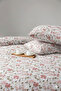 Cenit Double 100% Cotton Duvet Cover Set - Powder - 2