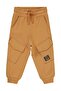Cvl Team Labeled Cargo Pocket Sweatpants for 2-5 Years Old - Orange 2-3 Years Old
