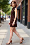 Women's a Line Cut Sleeveless Shirt Collar Plain Short Dress Casual Elegance Ideal for Winter Quality