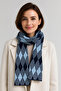 Baklava Patterned Knitwear Scarf
