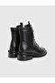 Carino Genuine Leather Black Women's Boots - 4