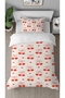 Cherry Cherry Fruit Beige Patterned Printed Specially Designed Single Style Stylish Duvet Cover Set Without Sheets
