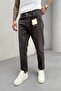 Men's Boyfriend Fit Coffee Washed Stretch Fabric Denim Jean Trousers Ke-733 - 3