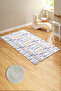 Non-Slip Base Elastic Carpet Cover 6m2 - Washable Sponge-Free Velvet Look Cotton (H52B)