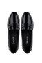 Women's Genuine Leather Black Patent Leather Comfort Shoes - 5