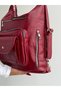 New Model with Cover, High Quality Soft Leather, Multi-Sectioned, Large Size Backpack and Shoulder Bag - 4