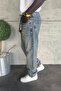 Men's Baggy Fit Blue Denim Jean Trousers Ke-938 - 2